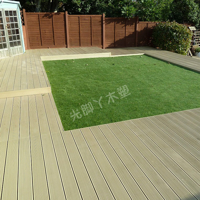 Wood plastic outdoor floor，Outdoor living space，Outdoor furniture floor，